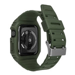 Two-color Integrated Watchband For Apple Watch Series, 7 41mm / 6&SE&5&4 40mm / 3&2&1 38mm, 7 45mm / 6&SE&5&4 44mm / 3&2&1 42mm