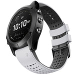 Two-color Silicone Quick Release Watchband, For Garmin Fenix 7, For Garmin Fenix 7X