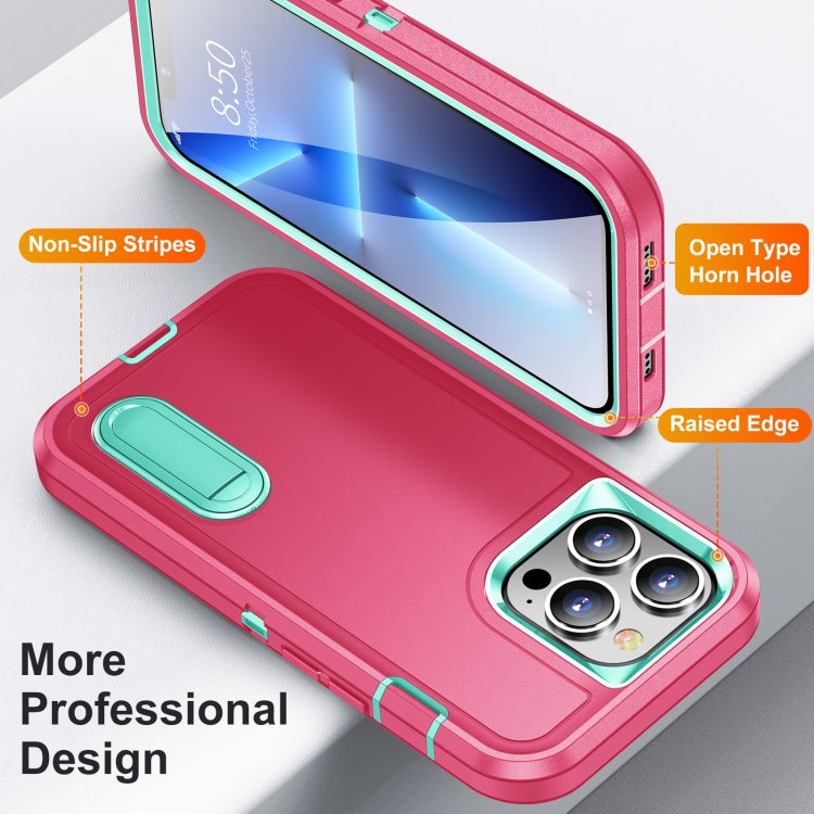 3 in 1 Rugged Holder Phone Case, For iPhone 11 Pro, For iPhone 11 Pro Max