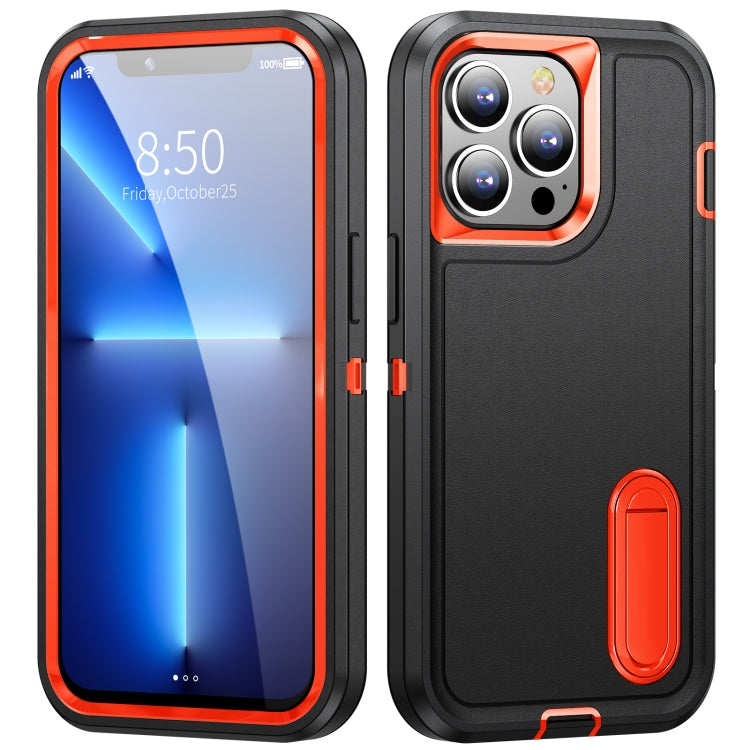 3 in 1 Rugged Holder Phone Case, For iPhone 11 Pro, For iPhone 11 Pro Max