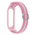 Stripe Braided Watchband, For Xiaomi Mi Band 6 / 5, For Xiaomi Mi Band 4 / 3