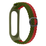 Stripe Braided Watchband, For Xiaomi Mi Band 6 / 5, For Xiaomi Mi Band 4 / 3
