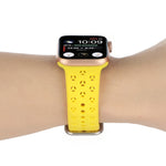 Hollow Out Silicone Watchband For Apple Watch Series, 7 41mm / 6&SE&5&4 40mm / 3&2&1 38mm, 7 45mm / 6&SE&5&4 44mm / 3&2&1 42mm