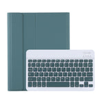 C-098B Candy Color Skin Feel Texture Bluetooth Keyboard Leather Case with Pen Holder, C-098B