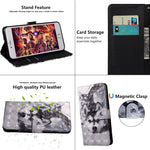 3D Painting Pattern Coloured Drawing Leather Phone Case, For iPhone 13 Pro Max, For iPhone 13 Pro, For iPhone 13, For iPhone 13 mini