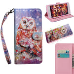 3D Painting Pattern Coloured Drawing Leather Phone Case, For iPhone 13 Pro Max, For iPhone 13 Pro, For iPhone 13, For iPhone 13 mini