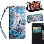 3D Painting Pattern Coloured Drawing Leather Phone Case, For iPhone 13 Pro Max, For iPhone 13 Pro, For iPhone 13, For iPhone 13 mini