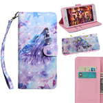 3D Painting Pattern Coloured Drawing Leather Phone Case, For iPhone 13 Pro Max, For iPhone 13 Pro, For iPhone 13, For iPhone 13 mini