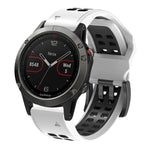 Quick Release Double Row Silicone Watchband, For Garmin Fenix 6, For Garmin Fenix 6X