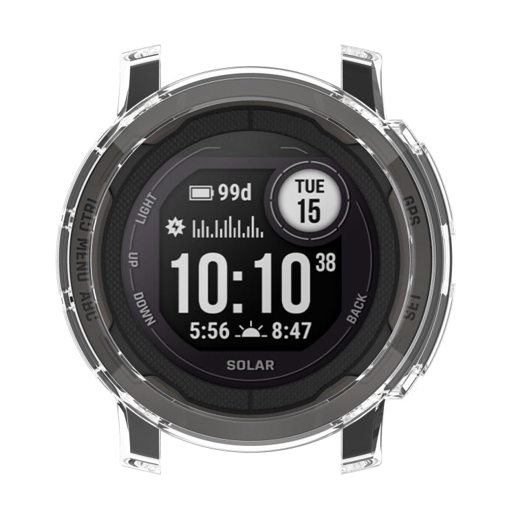 Half Coverage Hollowed TPU Watch Case, For Garmin Instinct 2, For Garmin Instinct 2S