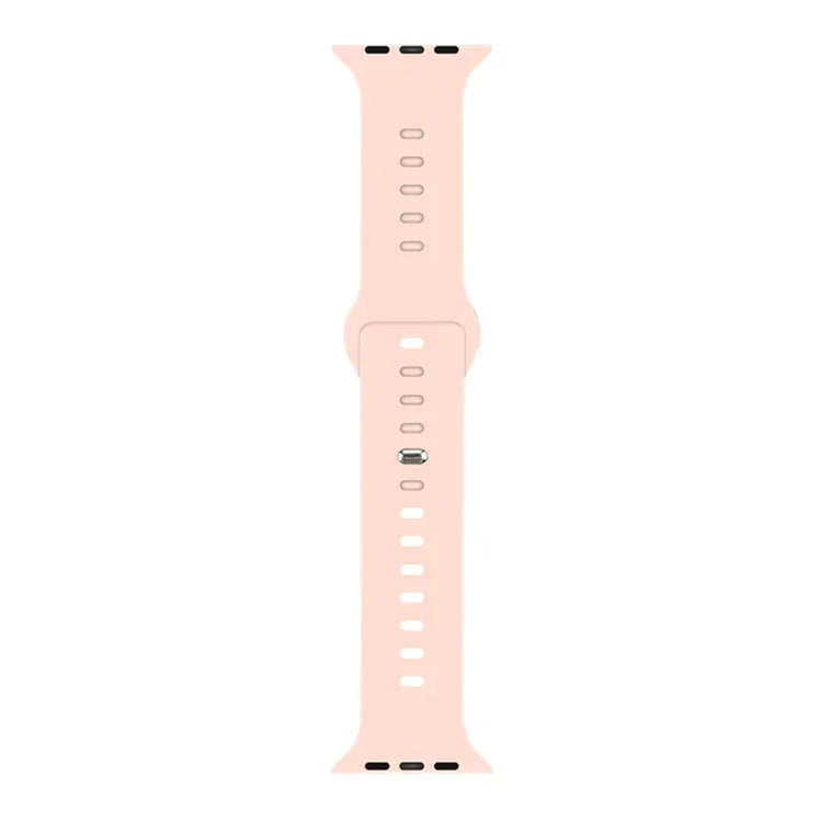 Liquid Silicone Watchband For Apple Watch Series, 7 45mm / 6&SE&5&4 44mm / 3&2&1 42mm