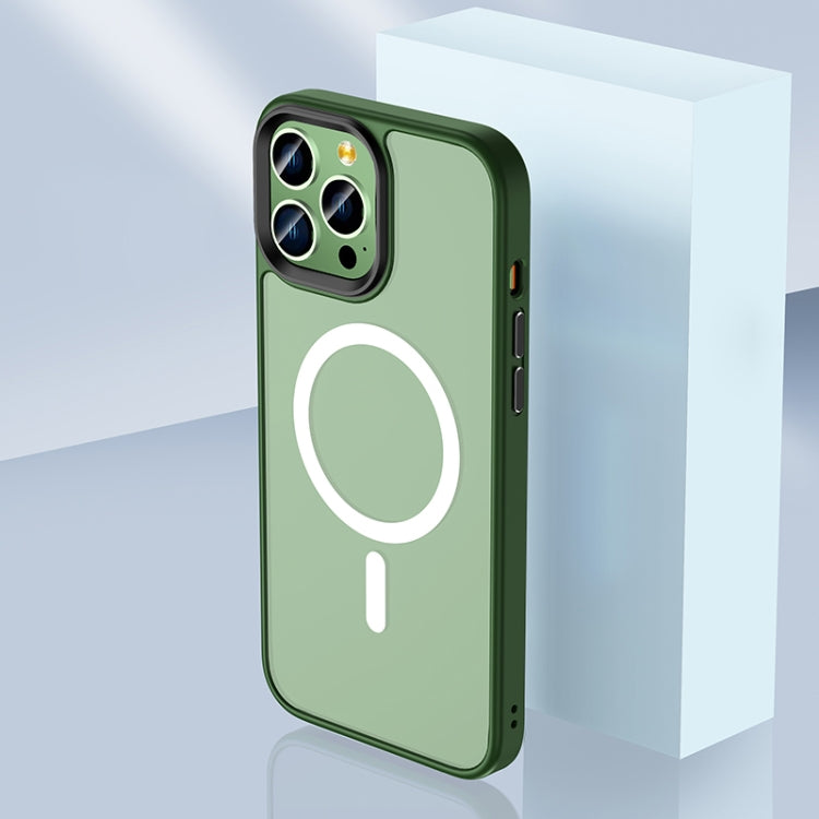 Skin Feel TPU + Frosted PC MagSafe Phone Case, For iPhone 13 Pro Max, For iPhone 13 Pro, For iPhone 13, For iPhone 12 Pro Max, For iPhone 12 Pro, For iPhone 12