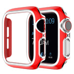 Two-color Electroplating PC Watch Case For Apple Watch Series, 3&2&1 38mm, 3&2&1 42mm