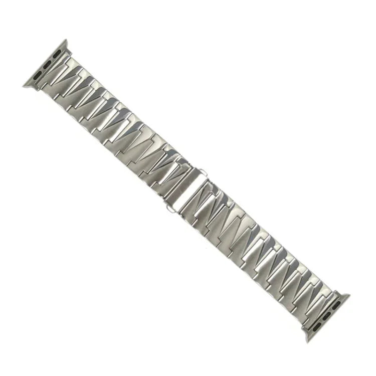 Aluminum Alloy Gear Matte Watchband For Apple Watch Series, 7 41mm / 6&SE&5&4 40mm / 3&2&1 38mm, 7 45mm / 6&SE&5&4 44mm / 3&2&1 42mm