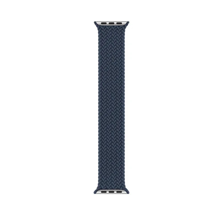 Nylon Braided Watch Band For Apple Watch Series 7 45mm / 6&SE&5&4 44mm / 3&2&1 42mm, 135mm, 150mm, 165mm
