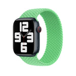 Nylon Braided Watch Band For Apple Watch Series 7 45mm / 6&SE&5&4 44mm / 3&2&1 42mm, 135mm, 150mm, 165mm