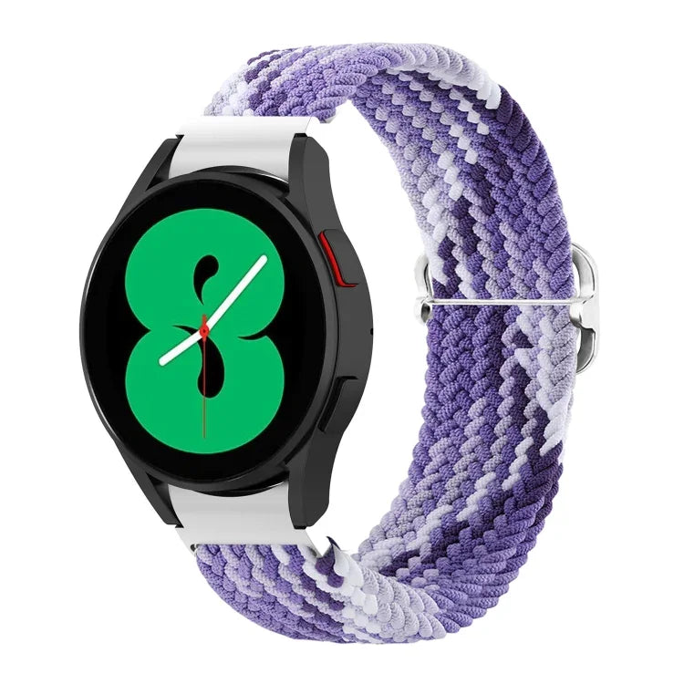 Adjustable Woven Watch Band, For Samsung Galaxy Watch4 40mm / 44mm