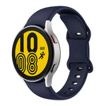 Butterfly Buckle Silicone Watch Band, For Samsung Galaxy Watch4 Classic 42mm / Watch4 40mm, For Samsung Galaxy Watch4 Classic 46mm / Watch4 44mm, For Samsung  Galaxy Watch4 Classic 46mm / Watch4 44mm, For Samsun Galaxy Watch4 Classic 46mm / Watch4 44mm