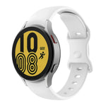 Butterfly Buckle Silicone Watch Band, For Samsung Galaxy Watch4 Classic 42mm / Watch4 40mm, For Samsung Galaxy Watch4 Classic 46mm / Watch4 44mm, For Samsung  Galaxy Watch4 Classic 46mm / Watch4 44mm, For Samsun Galaxy Watch4 Classic 46mm / Watch4 44mm