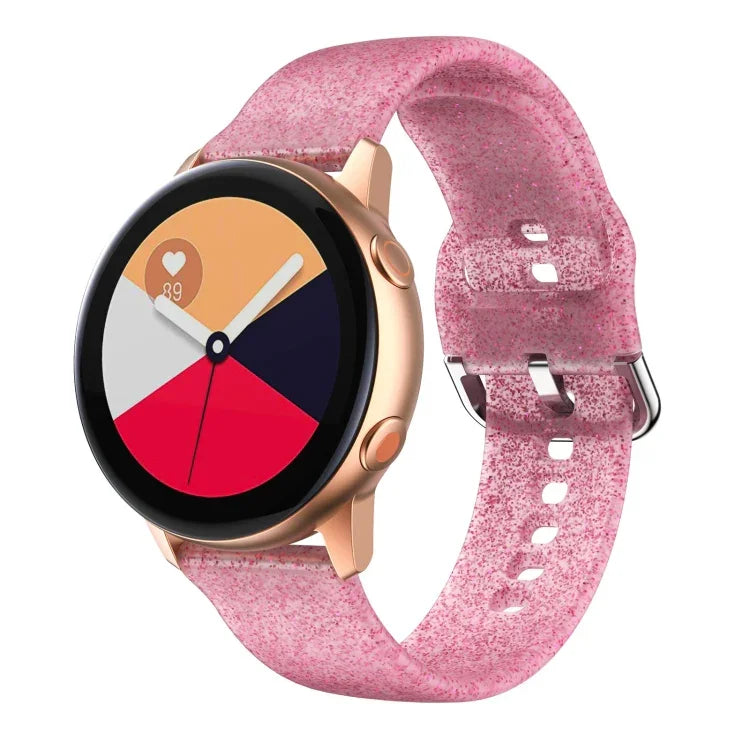 Silicone Watch Band, For Samsung Galaxy Watch4 40/44mm, For Samsung Galaxy Watch4 Classic 42/46mm
