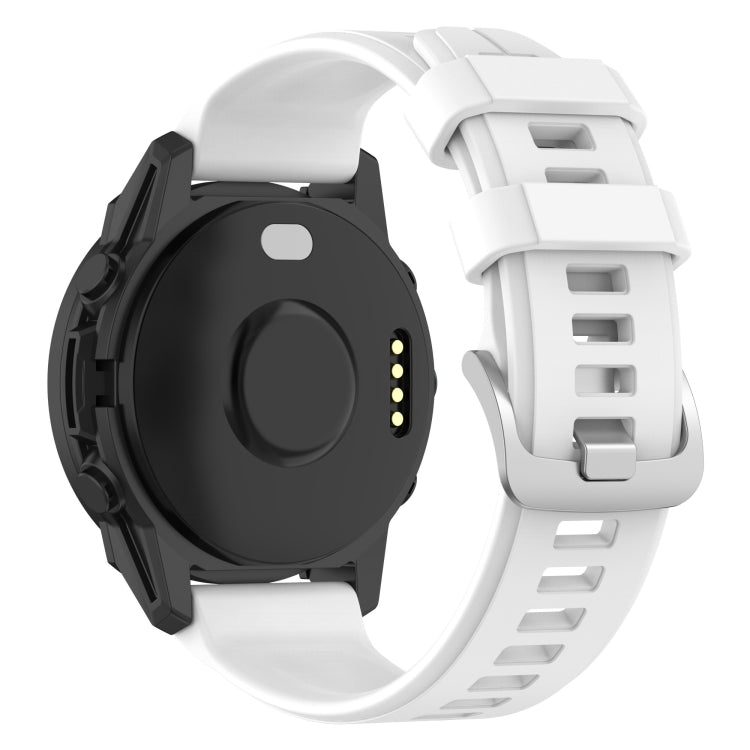 For Garmin Descent G1 / Forerunner 745/945/935 / Approach S62 Solid Color Silicone Watch Band