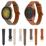 Genuine Leather Watch Band, For Samsung Galaxy Watch4 20mm
