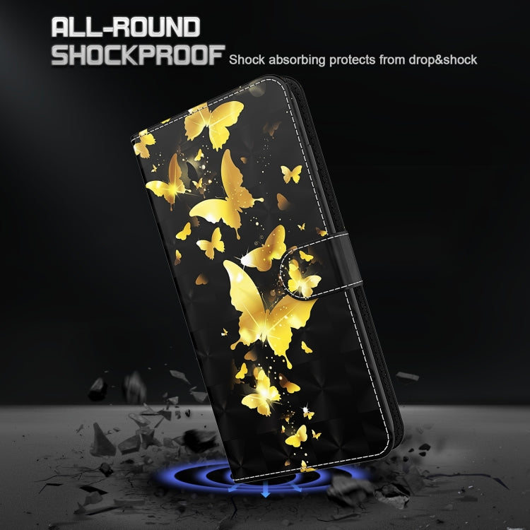 3D Painting Pattern Flip Leather Phone Case, For iPhone 14, For iPhone 14 Plus, For iPhone 14 Pro, For iPhone 14 Pro Max