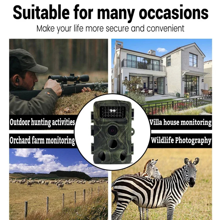 PR3000 2 Inch LCD Screen Infrared Night Vision Wildlife Hunting Trail Camera, PR3000