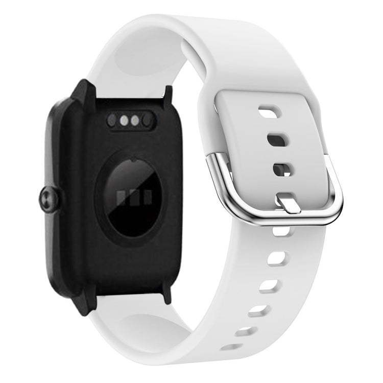 19mm Electroplating Buckle Silicone Watch Band, For ID205 / Willful SW021
