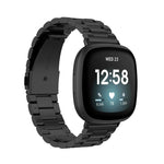 3 Beads Stainless Steel Watch Band, For Fitbit Versa 4/Sense 2/Versa 3/Sense, For Fitbit  Versa 4