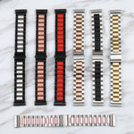 3 Beads Stainless Steel Watch Band, For Fitbit Versa 4/Sense 2/Versa 3/Sense, For Fitbit  Versa 4