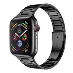 Small Waist Stainless Steel Watch Band For Apple Watch Series, 7 41mm / 6&SE&5&4 40mm / 3&2&1 38mm, 7 45mm / 6&SE&5&4 44mm / 3&2&1 42mm
