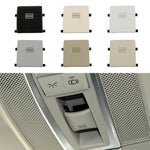 Car Dome Light Button Sunroof Window Switch Button for Mercedes-Benz W166 / W292 2012-, Left Driving, Flat, Convex