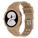 Silicone Integrated Watch Band, For Samsung Galaxy Watch4 40mm, For Samsung Galaxy Watch4 44mm