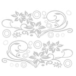 2 PCS/Set D-75 Flower Vine Pattern Car Modified Decorative Sticker, D-75