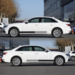 2 PCS/Set D-282 Waistline Pattern Car Modified Decorative Sticker, D-282