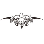 D-299 Skull Pattern Car Modified Hood Decorative Sticker, D-299