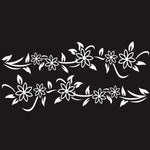 2 PCS/Set D-378 Flower Totem Pattern Car Modified Decorative Sticker, D-378