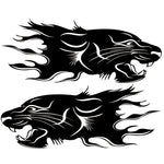 2 PCS/Set D-417 Lion Pattern Car Modified Decorative Sticker, D-417