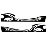 2 PCS/Set D-467 Waves Pattern Car Modified Decorative Sticker, D-467
