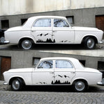 2 PCS/Set D-684 Mountain Totem Pattern Car Modified Decorative Sticker, D-684
