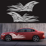 2 PCS/Set D-752 Lines Pattern Car Modified Decorative Sticker, D-752