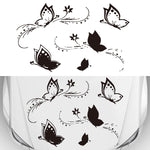 D-907 Butterflies Pattern Car Modified Decorative Sticker, D-907