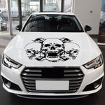 D-923 Three Skulls Pattern Car Modified Decorative Sticker, D-923