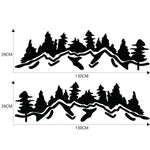 2 PCS/Set D-924 Mountain Woods Pattern Car Modified Decorative Sticker, D-924