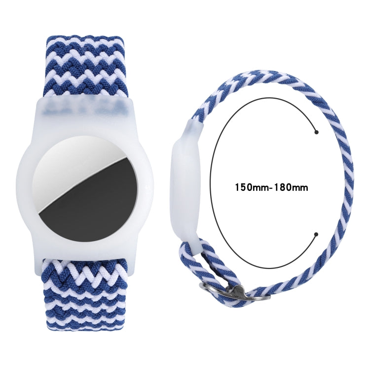 Tracking Locator Nylon Weave Wristband Anti-Lost TPU Case For AirTag 2nd Gen / AirTag 1st Gen