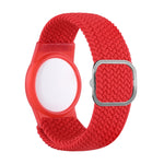 Tracking Locator Nylon Weave Wristband Anti-Lost TPU Case For AirTag 2nd Gen / AirTag 1st Gen