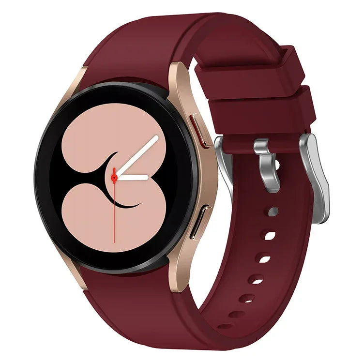 mm Silicone Watch Band, For Samsung Galaxy Watch 5 40mm, For Samsung Galaxy Watch 5 Pro 45mm