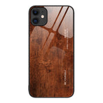 Wood Grain Glass Protective Case, For iPhone 7 Plus, For iPhone 11, For iPhone 14 Plus, For iPhone 14 Pro, For iPhone 14