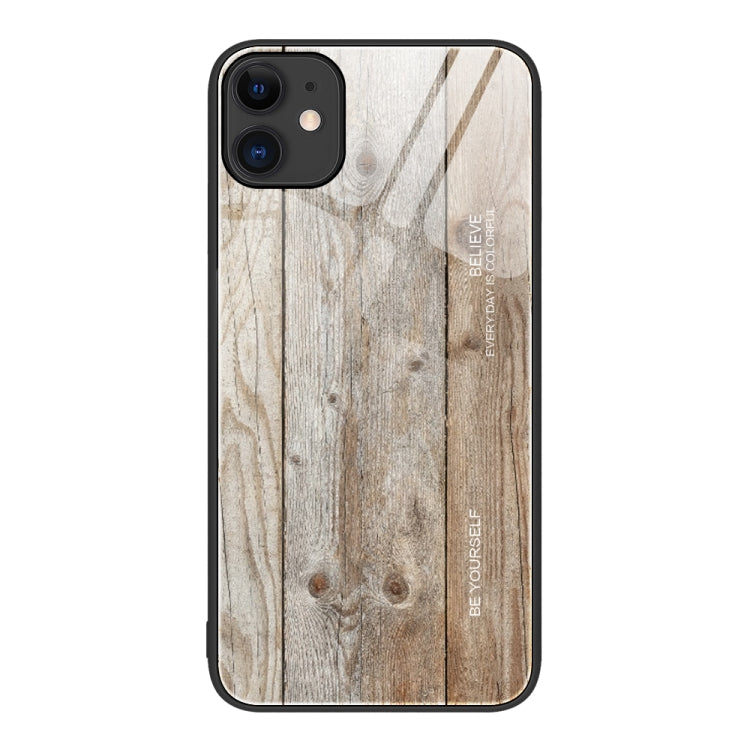Wood Grain Glass Protective Case, For iPhone 7 Plus, For iPhone 11, For iPhone 14 Plus, For iPhone 14 Pro, For iPhone 14